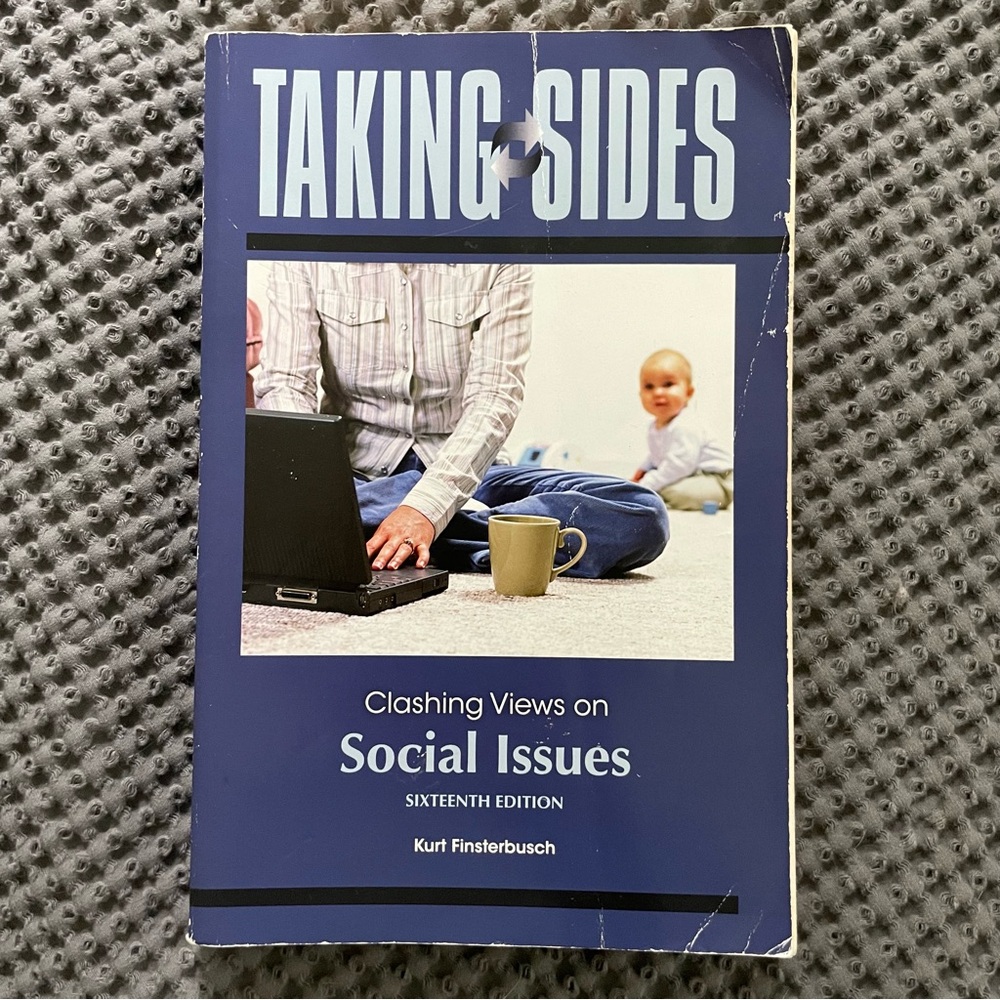 Taking Sides Clashing Views on Social Issues Textbook by Kurt Finsterbusch